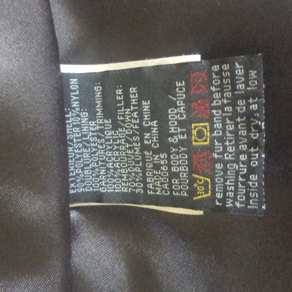 RW&CO. Long Winter Down Filled Coat, Brown - Size X-Small - Picture 11 of 12